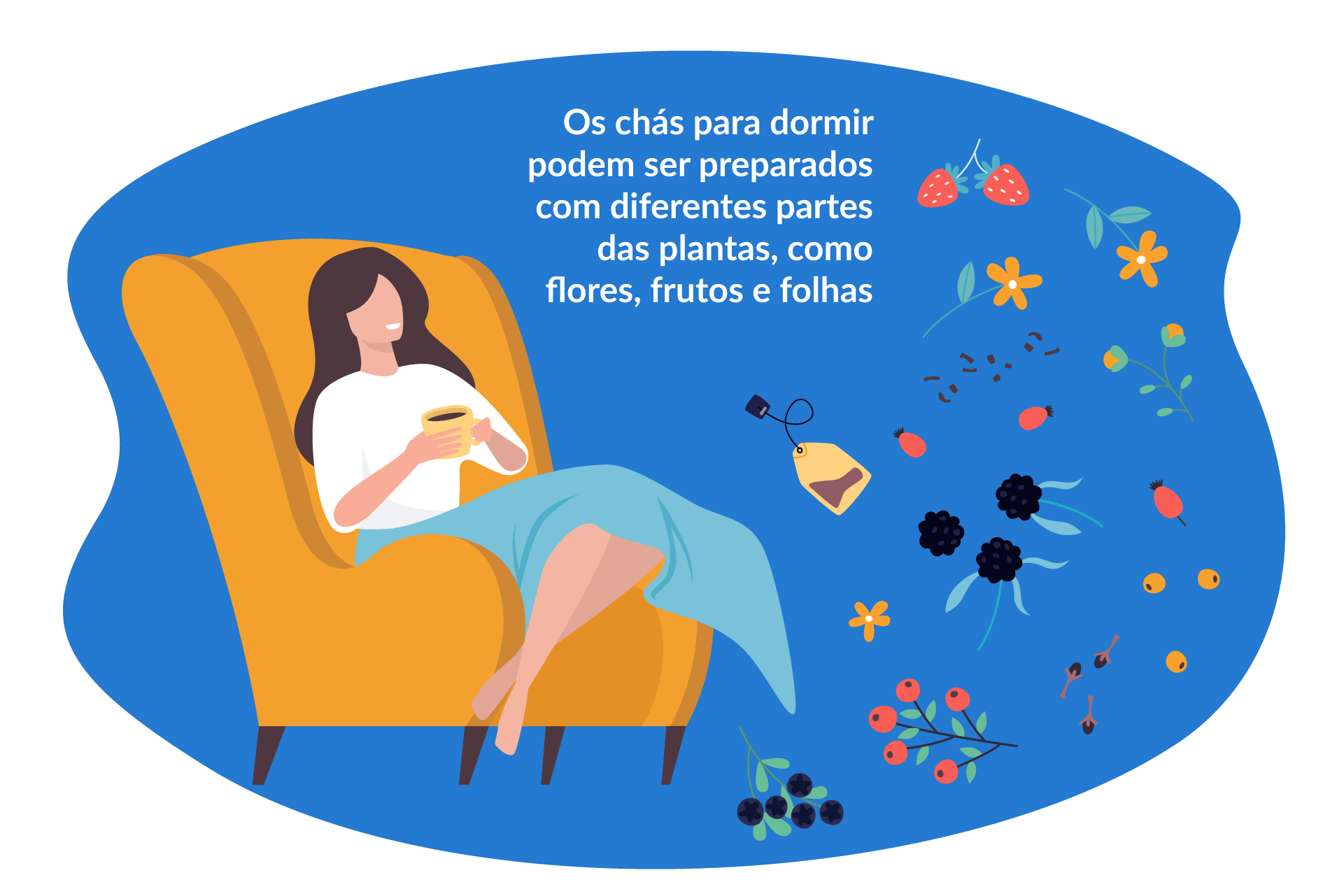 partes da planta para fazer chá